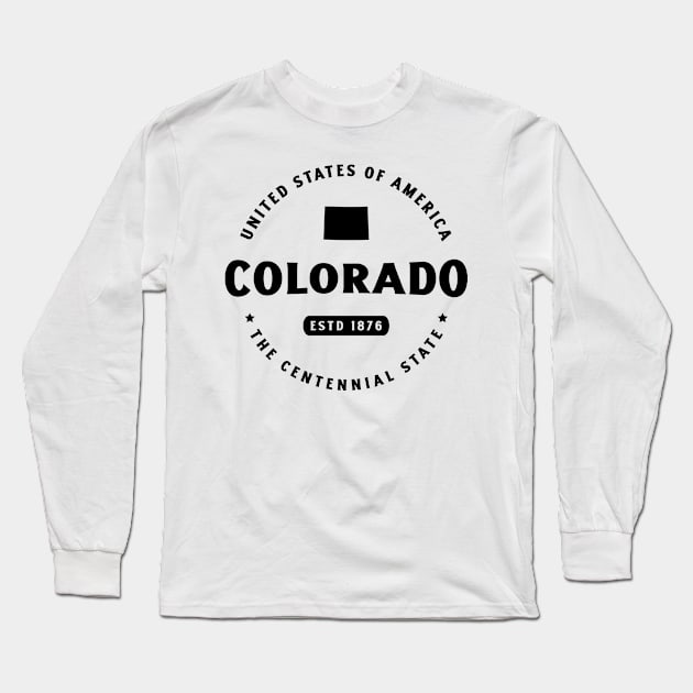 Colorado - Centennial Elegance Long Sleeve T-Shirt by Vectographers